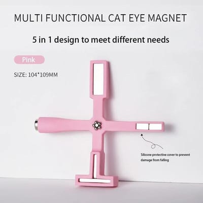 Nieuwe Multifunctionele Cat Eye Gel Magneet 5-in-1 Gel Polish Cat Eye Magnetische Pen Gereedschap Professionele Nagelsalon manicure DIY 1 pcs