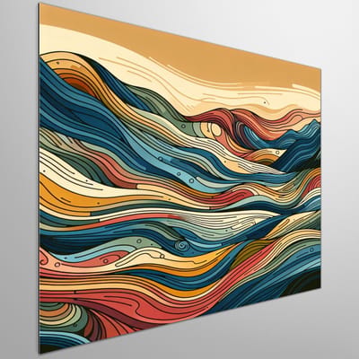 Kunstprint | Wanddecoratie | Dibond | 20 × 20 cm