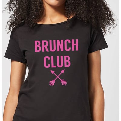 Brunch Club Women's T-Shirt - Black - 3XL