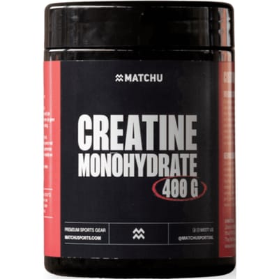 Matchu Sports - Creatine Monohydraat - 400 gram - Creatine Poeder - 80 doseringen - Smaakloos