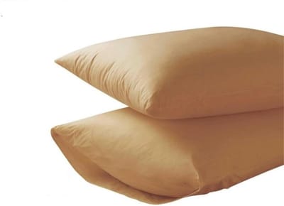 Homéé Kussenslopen 100% Katoen 60x70/17cm set van 4 stuks camel bruin