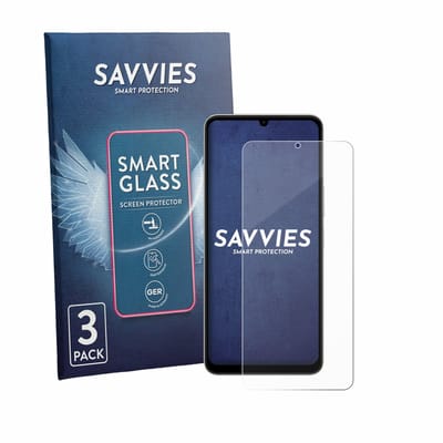 3 Stuks Savvies Screenprotector - geschikt voor Vivo Y11 2026 - beschermfolie glas transparant