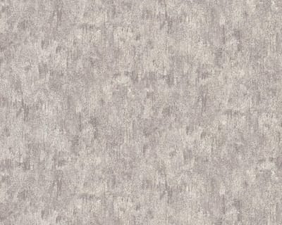 Structuur behang EDEM 410ST14 vliesbehang hardvinyl warmdruk in reliëf licht gestructureerd tun sur ton en metalen accenten grijs grijsbeige zilver antraciet 10,65 m2