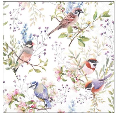 Ambiente - Servetten - Klein - Busy Birds