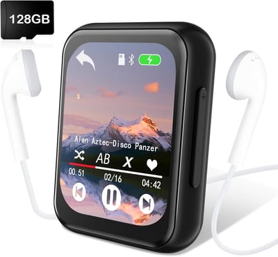 Digitale Muziekspeler - MP3 speler - Muziek Luisteren - Lossless Geluid - 128 GB - Zwart
