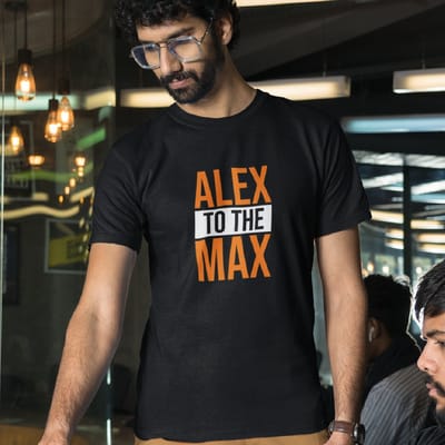 Zwart Koningsdag T-shirt - MAAT XS - Heren Pasvorm - Alex To The Max 2 Kleuren