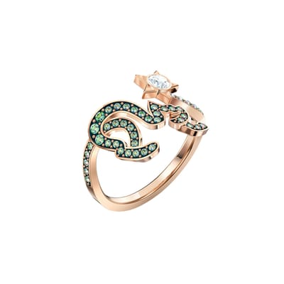 Swarovski Cattitude Kunstkristal Ringen Dames 5572169+5566725+5572170 52 beige