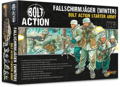 Fallschirmjager (winter) starter army (Bolt action nieuw)