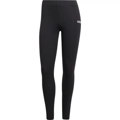 Adidas Sportswear Essentials Linear Katoenen Legging - Dames - Zwart