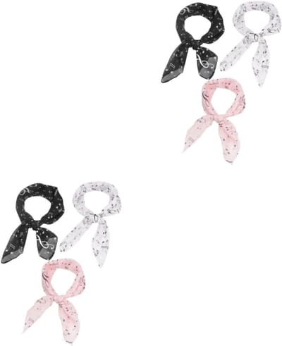 Dames Sjaaltjes - Hoofddoeken Bandana's - Bescherming en Stijl - Lichtgewicht Chiffon - 65x65 cm - Assorti