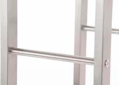 CLP Keri - Brandhoutrek - RVS 25x60x150 cm
