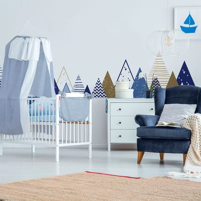 Rimka Scandinavische Bergen Kinderstickers 110 x 185 cm