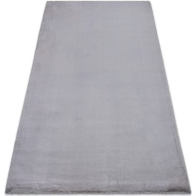 Kleden Rugsx Tapijt BUNNY zilver IMITATIE konijnenvacht 120x170 cm