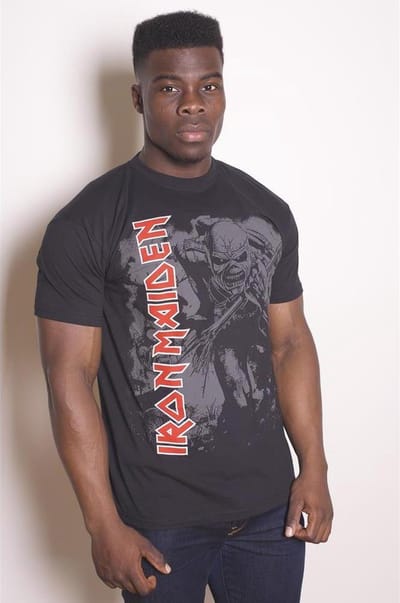 Iron Maiden - Hi-Contrast Trooper Heren T-shirt - S - Zwart