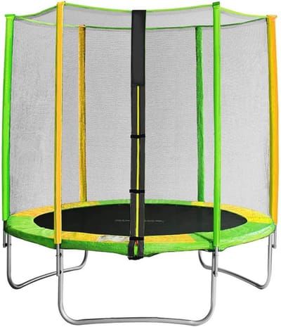 Kinderen Trampoline met Beschermnet - Tuintrampoline voor Buiten Activiteiten