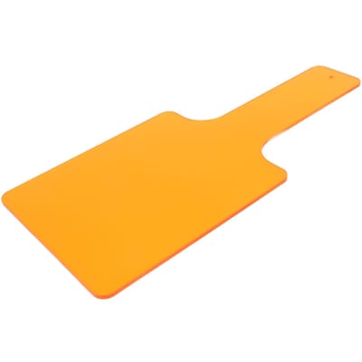 Uithardingslicht Scherm Plaat Bord Plastic Oogbescherming Schild voor Uithardingslicht Machines 26,5 X 12cm orange