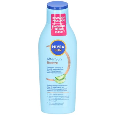 NIVEA Sun aftersun bronzende hydraterende lotion - hydrateert, kalmeert en versterkt de bruine teint - met aloë vera en pro-melanine-extract - 200 ml