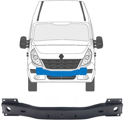 Versterking voorbumper / balk voor Renault Master 2010-