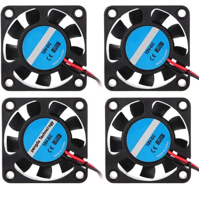 4 stuks 3D-printer montageonderdeel voor Makerbot Hoge snelheid koelventilator 12V 7000RPM 6.7CFM