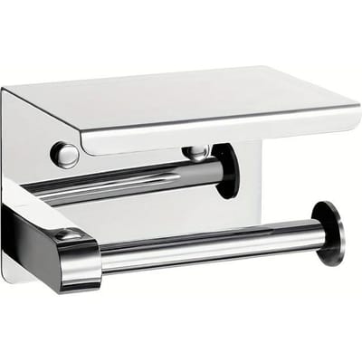 304 RVS Toiletrolhouder met Telefoonplankje Badkamerpapierhouder Toiletrolhouder zilver