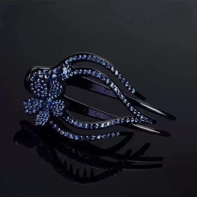 Strass Haar Alligator Clips Haar Kristal Haarpin Vrouwen Mooie Haarclips Elegante Verfijnde Decoratie Klauw Klem