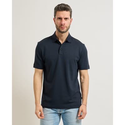 Hugo Boss poloshirt korte mouw donkerblauw