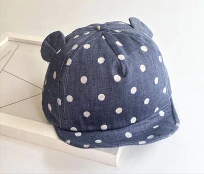 *** Schattig verstelbaar baby petje - Baby pet met oortjes - bescherming Zon - van Heble® ***