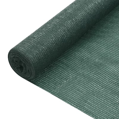 vidaXL - Privacynet - 75 - g/m² - 1x50 - m - HDPE - groen