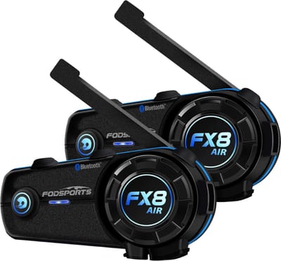 Intercom Motor Helm - Motorhelm Headset - Motor Intercom - Motor Communicatie - 2 Stuks - Bluetooth 5.0 - Motor Rijden