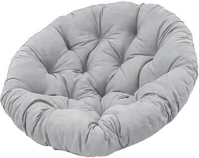 Ronde Vloerkussens - Stoelkussens - Buiten Zitten - Waterdichte Polyester - 60x60cm - Grijs