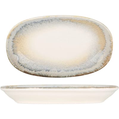Bonna Serveerschaal - Knidos - Porselein - 24x14 cm - set van 2
