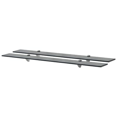 vidaXL - Schappen - zwevend - 2 - st - 90x10 - cm - 8 - mm - glas