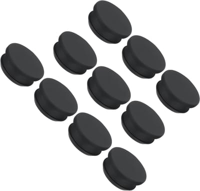 10 Stuks Silicone Snap-on Stoppers voor Keuken, Waterdichte Rubber Afdekkappen, 32.6mm Diameter, Ideaal voor Paneelafdichting en Bulkheads