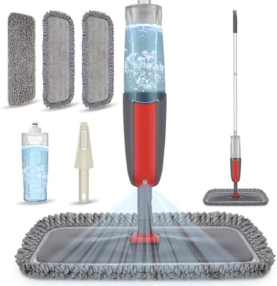 PromoHome Microvezel Spray Dweilset voor Vloerreiniging