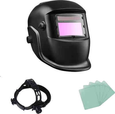 Automatisch oogbeschermingsmasker - Lashelm foto-elektrisch zonnemasker met uv-bescherming Laskap