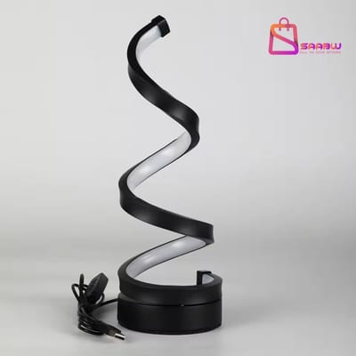 Spiraal Nachtlamp – Moderne LED Bedlamp – Minimalistisch Design – ABS Behuizing – tafellamp – lampen – 73118