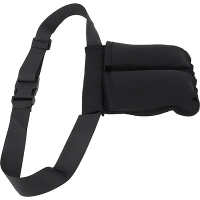 Twee Flessen Massage Fles Tas Verstelbare Riem Benodigdheden Professionele Lotion Holster voor Therapeut black