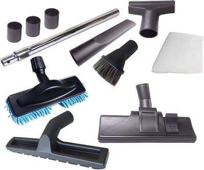 Stofzuigermondstukken Set - Accessoires Kit - Grondig Schoonmaken - 15 Delen Universeel - 32-35 mm - Zwart