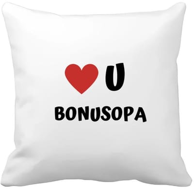 Akyol - love u bonusopa Kussen hoes - Opa - de liefste opa - verjaardag - cadeautje voor opa - opa artikelen - kado - geschenk - 40 bij 40 cm