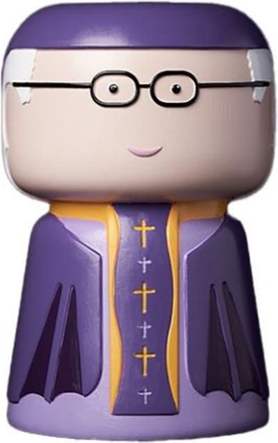 BLOGO -Design Vaas- Icons Limited Edition Collection “POPE Polyresin Decoratie Handgemaakt Bloemenvaas H15,0 x Ø9,50cm 658 gr