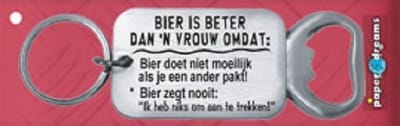 Sleutelhanger/opener Bier Beter 2