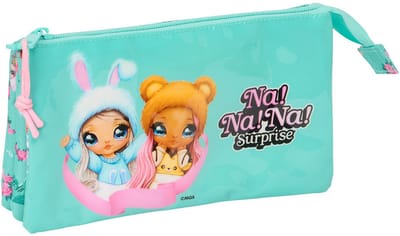 Safta Triple Nanana Bunny Etui Groen,Blauw Man