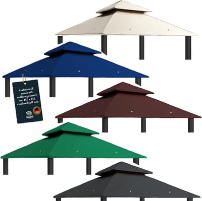 Vervangend paviljoendak - Reserve dak luifel - Bescherming tegen zon - Extra sterk PVC materiaal