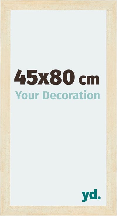 Your Decoration - Fotolijst 45x80 cm - MDF - Zand Geveegd - Mura