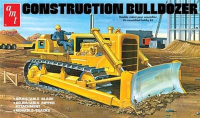 AMT Modelbouwpakket Militaire voertuigen - 1086 Construction Bulldozer Plastic - 1:25 - Modelbouw