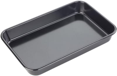 VH Supplies®Braadslede - Ovenschotel - Braadslee - 29 x 19 x 4 cm - Zwart