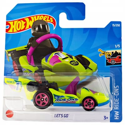 Hot Wheels Let's Go Kart HCW76 - Groen 1:64 Metaal