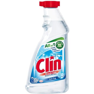Clin Nettoyant Anti-Buée pour Verre et Miroir Recharge 500ml