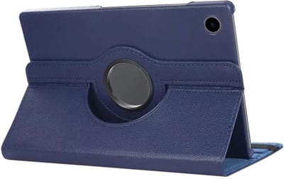 Waeyz - Hoes geschikt voor Samsung Tab A 10.1 2019 SM T510/T515 - 360° draaibaar bookcase - Blauw – 10.1 inch cover beschermhoes met standfunctie