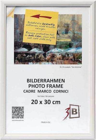 CE Serie - Houten Fotolijst - Acrylglas - 20x30cm - Wit